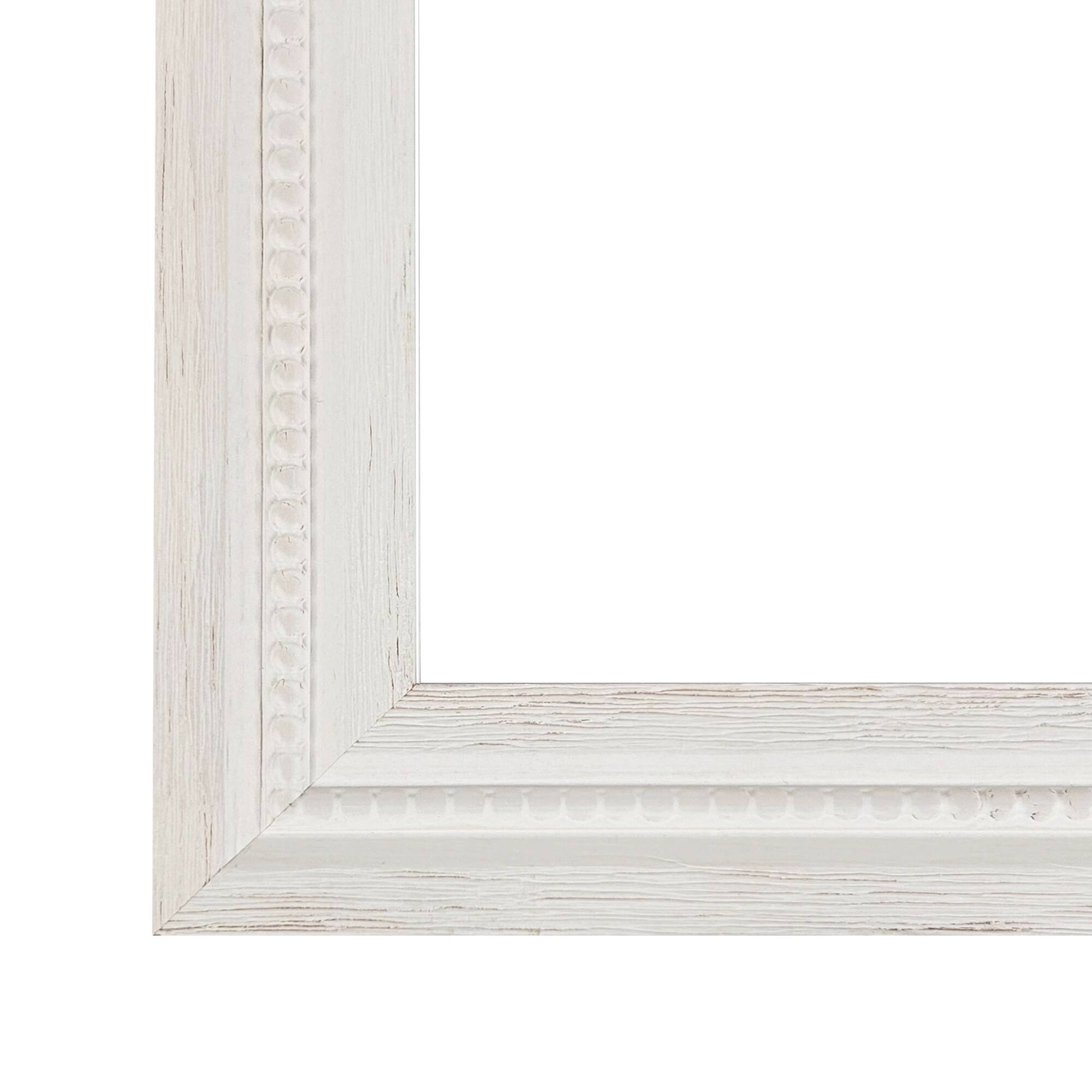 Home 8" x 10" Whitewash Grooved Wood Frame with Mat by Studio Décor®